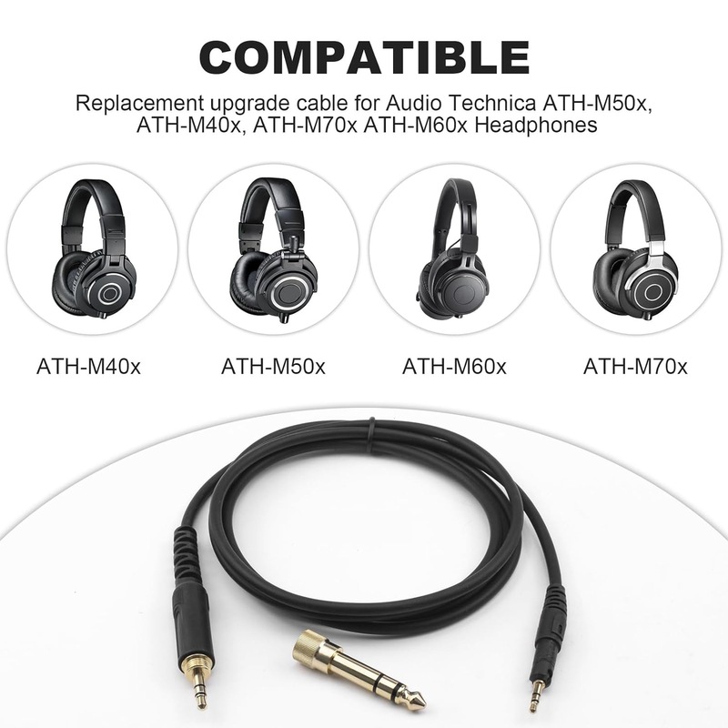 Cavo audio a spirale di ricamb - Audio Technica Headphone Ath-M50X recensione e prezzo